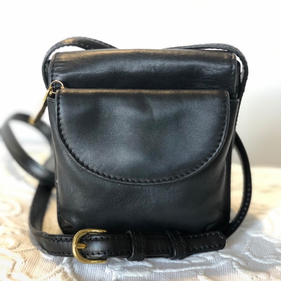 Timberland black leather small crossbody - Picture 1 of 11